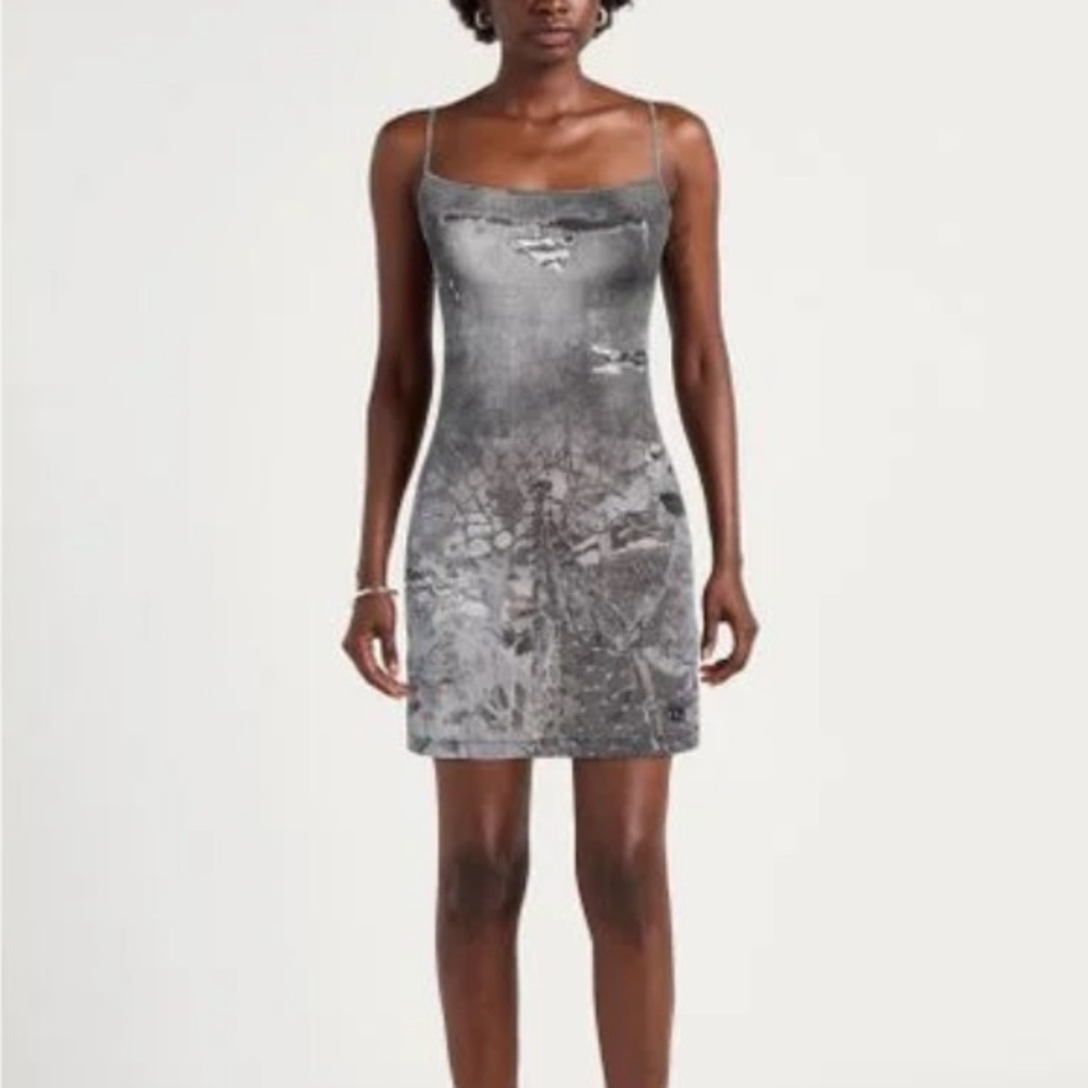 Diesel Mini Grey Dress New